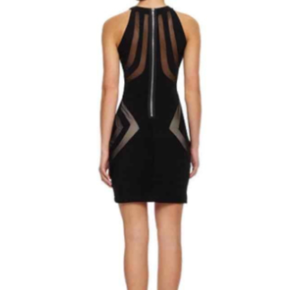 Little Black Dress w/ Mesh Inserts - Picture 7 of 13